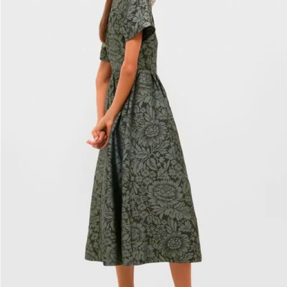 Tuckernuck Emerald Mirasol Jacquard Adelaide Dress - Picture 11 of 13